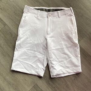 Ben Hogan Men's Crisp White Flat Front Golf Shorts